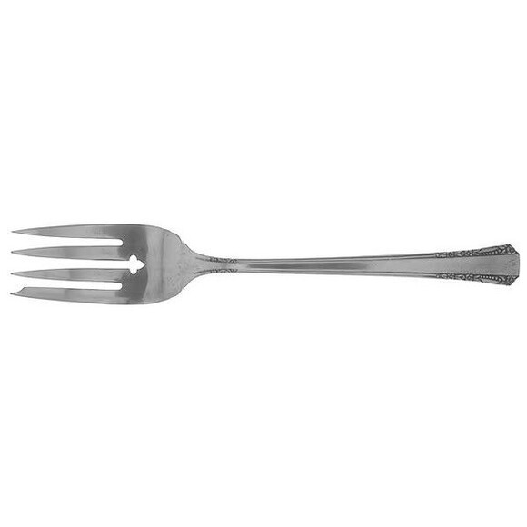 1881 Rogers Del Mar Vintage Silverplate Oneida Silver Salad Forks 5 Pcs 2413 - Picture 2 of 5